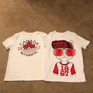 2 Canada shirts